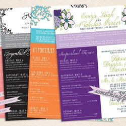 Sublime Wedding Welcome Letter Template Custom Designed Letters