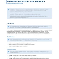 Business Proposal Templates Letter Samples