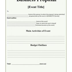 Splendid Printable Business Proposal Templates Letter Samples Contract Freelancer Formats Template