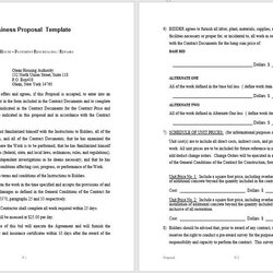 Champion Free Business Proposal Templates Word For Download Template
