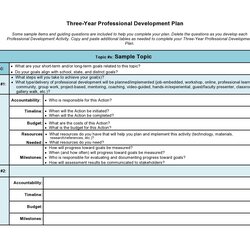 Cool Employee Development Plan Template Excel New Career Professional