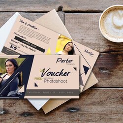 Eminent Photography Gift Voucher Card Template Download Design Elements