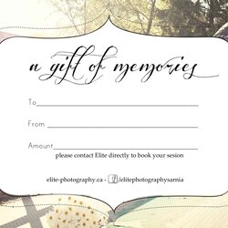 Free Printable Tattoo Gift Certificates Photography Certificate
