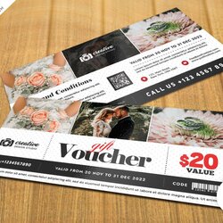 Wonderful Photography Gift Voucher Template