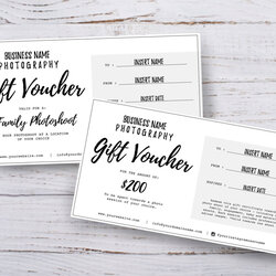 Terrific Photography Gift Voucher Certificate Template For Intended