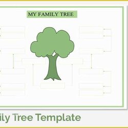 Superb Free Family Tree With Siblings Template Maker Templates Chart Pedigree Printable Of Sample