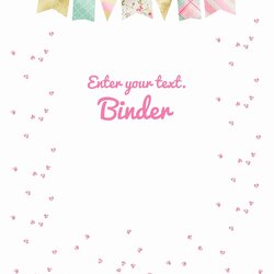 Outstanding Free Binder Cover Templates Customize Online Print At Home Covers Template Printable Pink Teacher
