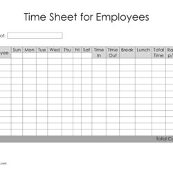 Free Template Instant Download Word For Multiple Employees With Time In And Out