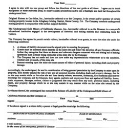 Liability Waiver Template Free Printable Documents Letter Medicare Agreement Policyholder Levy