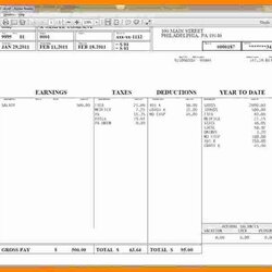 Pay Stub Template Excel Check Paycheck Stubs Word Printable Templates Microsoft Payroll Sample Hourly Wage