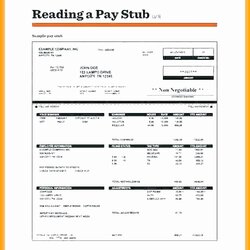 The Highest Standard Pay Stub Template Excel Best Of Stubs