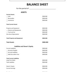 Tremendous Balance Sheet Template Download Free Documents For Word And Excel