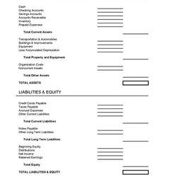 Cool Balance Sheet Form Printable Template Business Accounting Templates Excel Pro Thumb