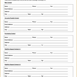 Wonderful New Customer Form Template Word Fresh Information Templates