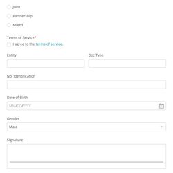 Matchless Customer Information Form Template Builder Account Opening