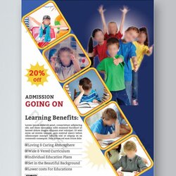 Wonderful Education Flyer Design Template Free Download
