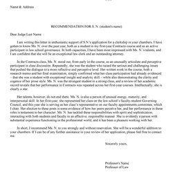 Fantastic Free Letter Of Recommendation Templates Samples Template
