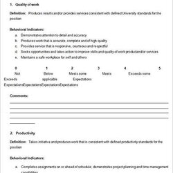 Magnificent Free Performance Documentation Samples Templates In Ms Word Form Review Template