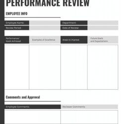 Your Guide To Performance Review Templates Screen Shot At Pm