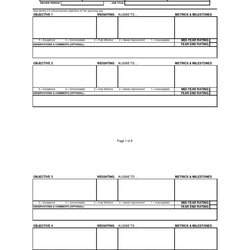 Performance Review Template Employment Behavioural Sciences