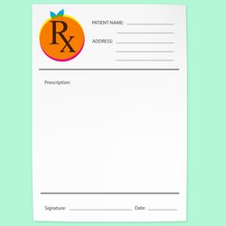 Perfect Prescription Pad Template Microsoft Word Example Doctors Choice Image Of