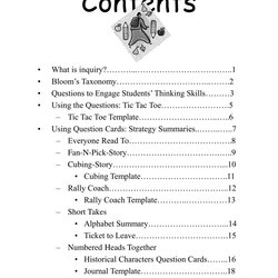 Admirable Table Of Contents Templates Examples Word