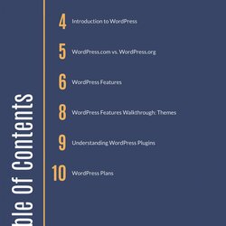 Preeminent Professional Table Of Contents Templates Update Template