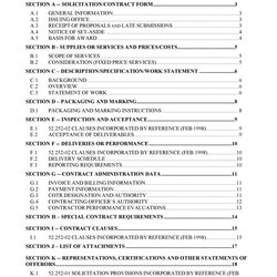 Table Of Contents Templates And Examples Template Word