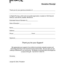 Terrific Non Profit Donation Receipt Template Printable Example Form Word Samples Excel Templates Other