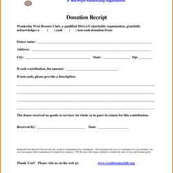 Fine Non Profit Donation Receipt Template Printable Letter Organization Letters Sample Donations Words