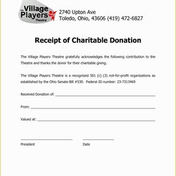 Free Non Profit Donation Receipt Template Of Charitable Deduction Nonprofit Printable Donations Posted Letter