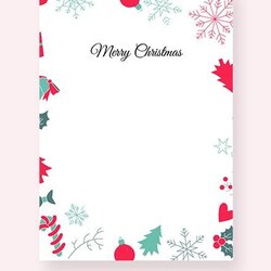Champion Perfect Free Christmas Letter Templates For Microsoft Word And Vie