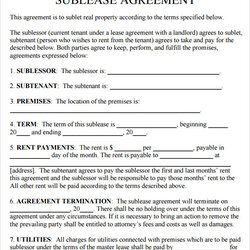 Very Good Free Sample Sublease Agreement Templates In Google Docs Ms Word Tenancy Ghana Template Contract