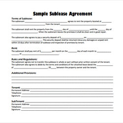 The Highest Standard Free Sample Sublease Agreement Templates In Google Docs Ms Word Template Pages