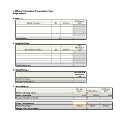 Terrific Free Budget Proposal Templates Word Excel