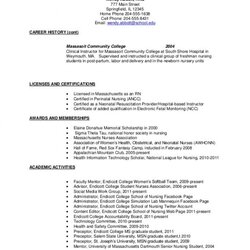 College Freshman Resume Template Business Before Students