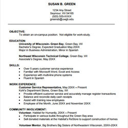Admirable Free Sample College Resume Templates In Ms Word Freshman Template