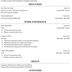 Fantastic Sample Resume For College Freshmen Template Freshman Students Resumes Format Student Examples Good