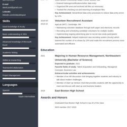 Cool College Freshman Resume Example Writing Guide Template Cascade