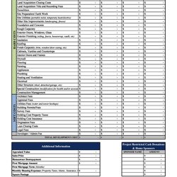Capital Construction Estimate Template Excel Scaled
