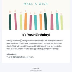 Happy Birthday Email Template Free Download
