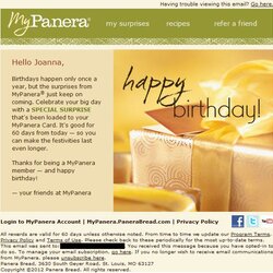 Exceptional Best Birthday Email Templates Images On Happy Marketing