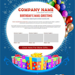 Preeminent Happy Birthday Email Templates Template Greetings Styles In