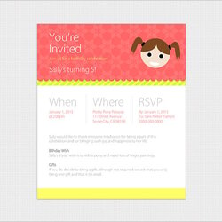 Superb Happy Birthday Email Templates Template Invitation Sample Examples Attractive Illustrator Party