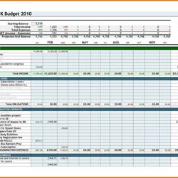 Great Sample Personal Budget Spreadsheet Excel Template Monthly Planner Software Free Download