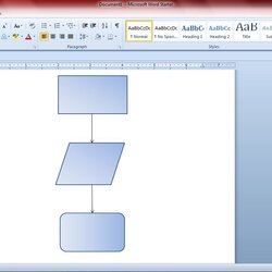 Marvelous Free Download Microsoft Word Flow Charts Templates Programs Flowchart Template Chart Process Shapes