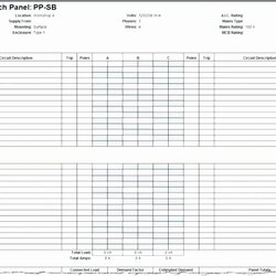 Fine Circuit Breaker Directory Template Elegant Panel Schedule Of