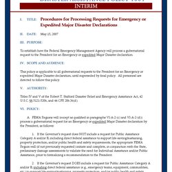 Super Disaster Assistance Policy Federal Emergency Management Agency