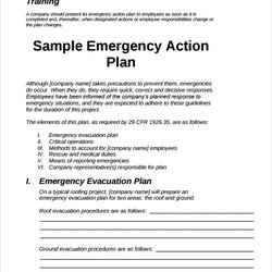 Smashing Severe Weather Emergency Action Plan Template Sample
