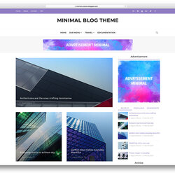 Sublime Best Free Responsive Blogger Templates Website Theme Minimal Beautiful Lifestyle Blog